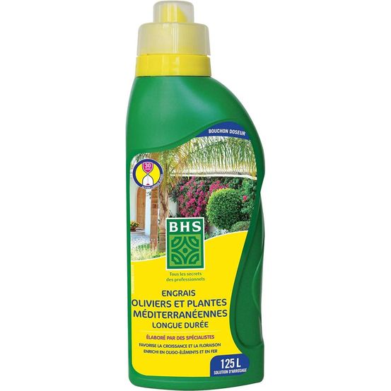 Engrais pour oliviers et plantes méditerranéennes - flacon de 500 ml - floraison