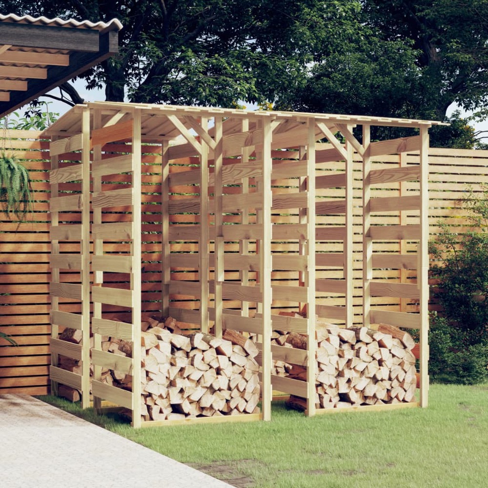 Pergolas avec toits 4 pcs 100x90x200 cm bois de pin imprégné