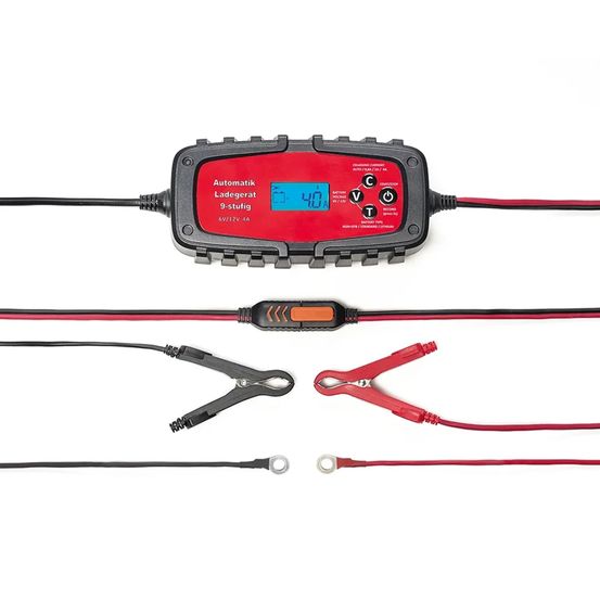 Chargeur de batterie pour voiture et moto, 4a, 6/12 v
