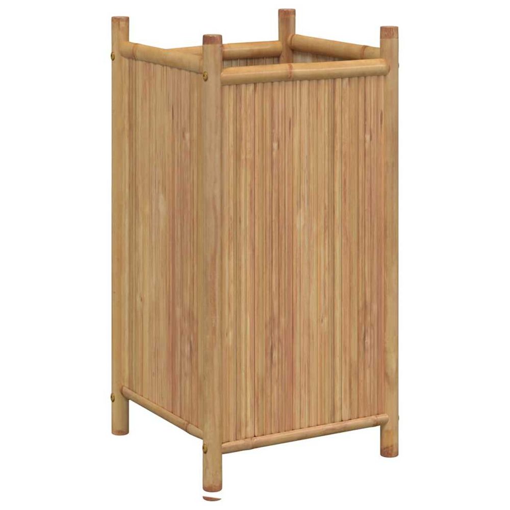 Jardinière d'extérieur 40x40x80 cm bambou