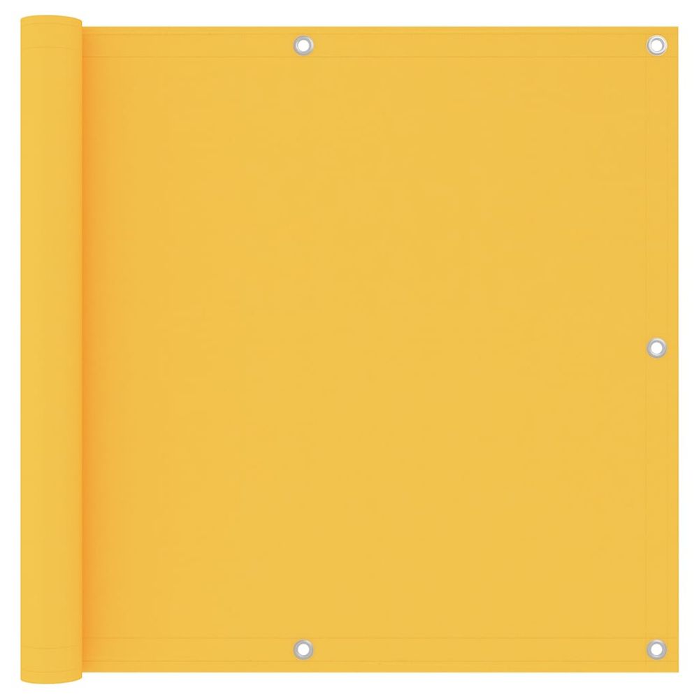 Écran de balcon jaune 90x600 cm tissu oxford