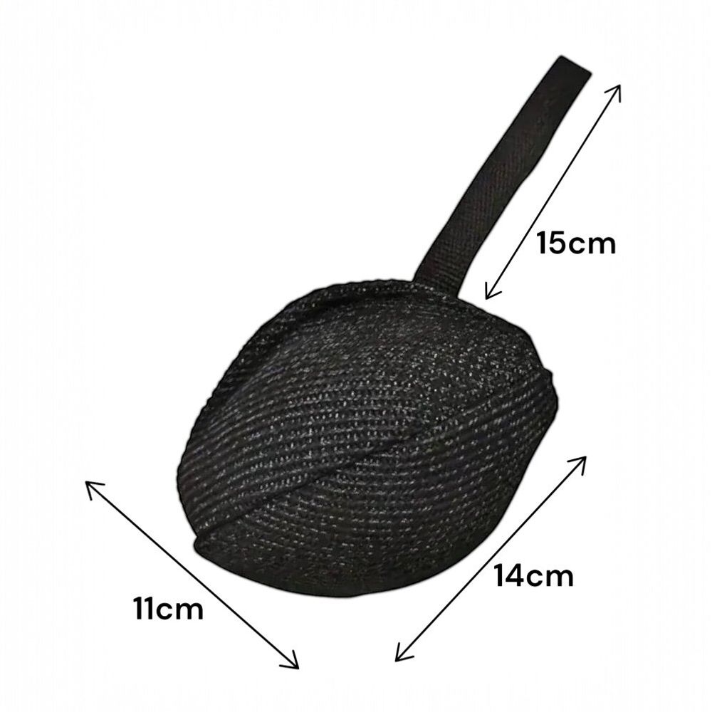 France croquettes boudin ovale de jeu et de dressage pour chien - noir