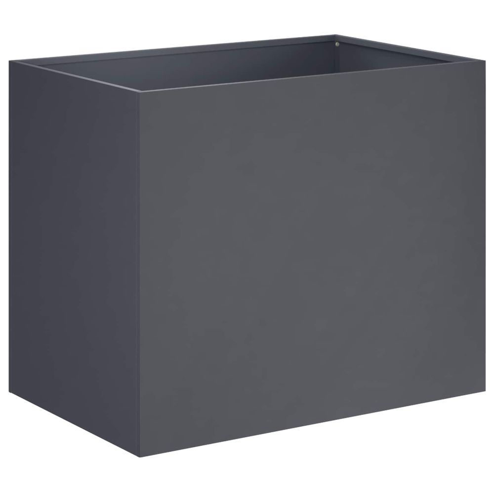 Cache-pot de jardin anthracite 50 x 40 x 50 cm