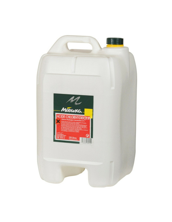 Acide chlorhydrique 23% - ph moins - 20 litres - mieuxa