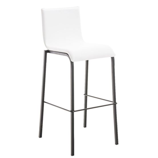 Tabouret de bar avola cuir plat b78