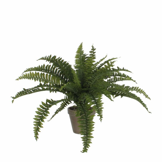 Mica decorations plante artificielle fougère - h45 x ø70 cm - vert