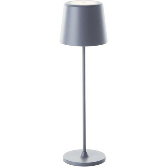 Lampe a poser led kaami - 2w - ip44 - métal et plastique - gris