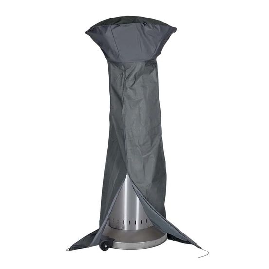 Housse de protection pour parasol chauffant, résistant aux intempéries, ø53cm, 221cm