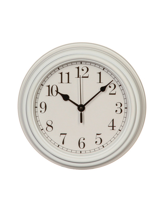 1 horloge murale style retro, ø22cm couleur suivant arrivage