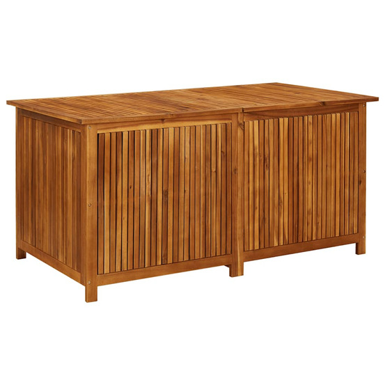Boîte de rangement de jardin 150x80x75 cm bois d'acacia solide