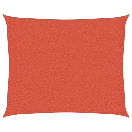 Voile d'ombrage 160 g/m² terre cuite 2,5x3 m pehd