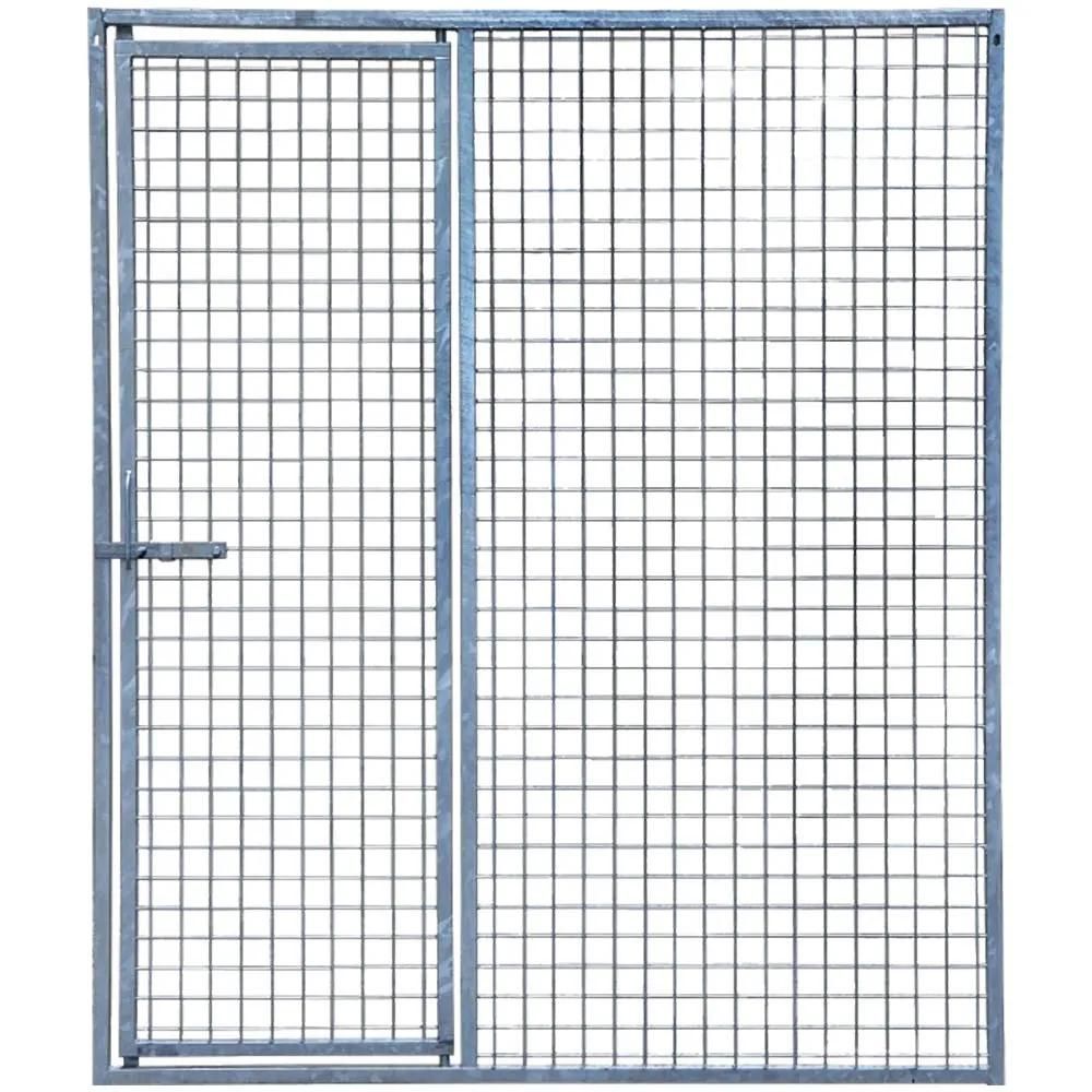 Panneau de chenil maille carrée 1,5m avec porte - hauteur 184 cm