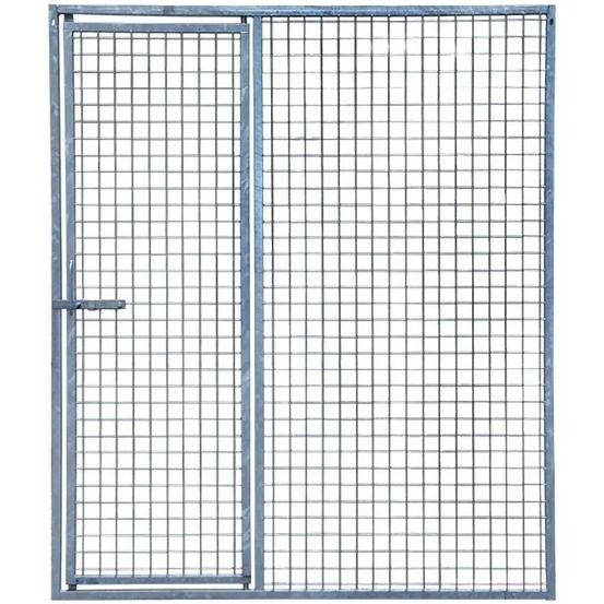 Panneau de chenil maille carrée 1,5m avec porte - hauteur 184 cm