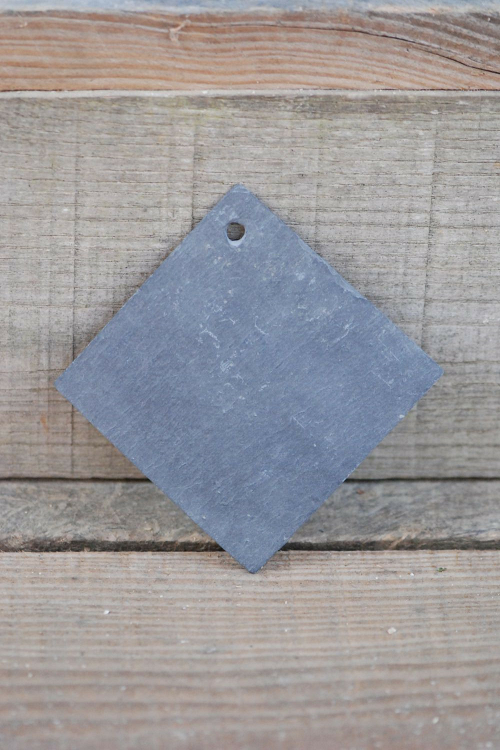 Etiquette losange ardoise