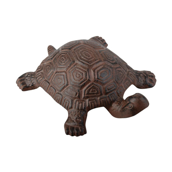 Tortue décorative en fonte 19,3 x 15,2 cm