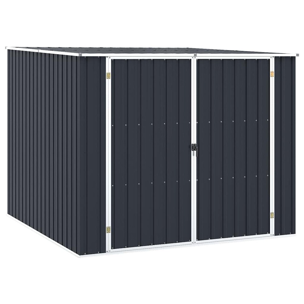 Abri de jardin anthracite 195x198x159 cm acier galvanisé