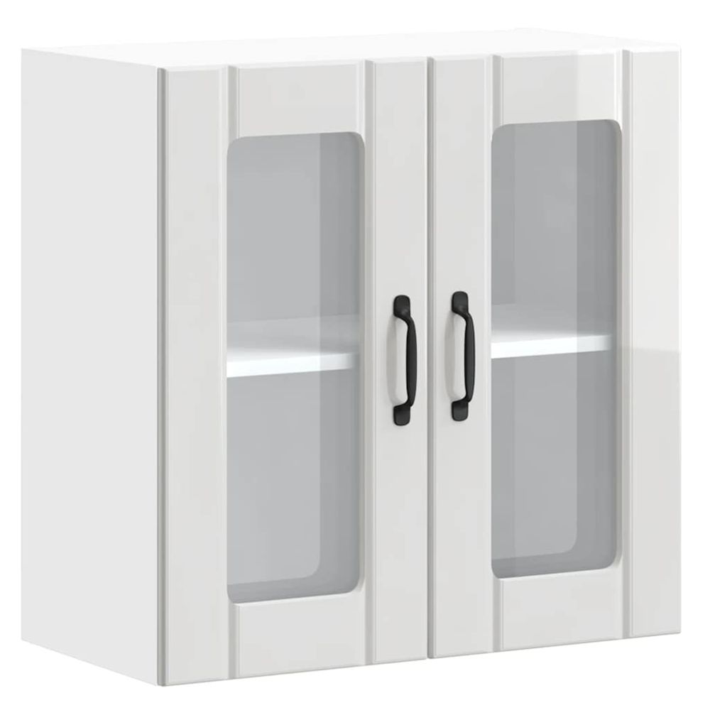 Armoire murale de cuisine avec porte vitrée 