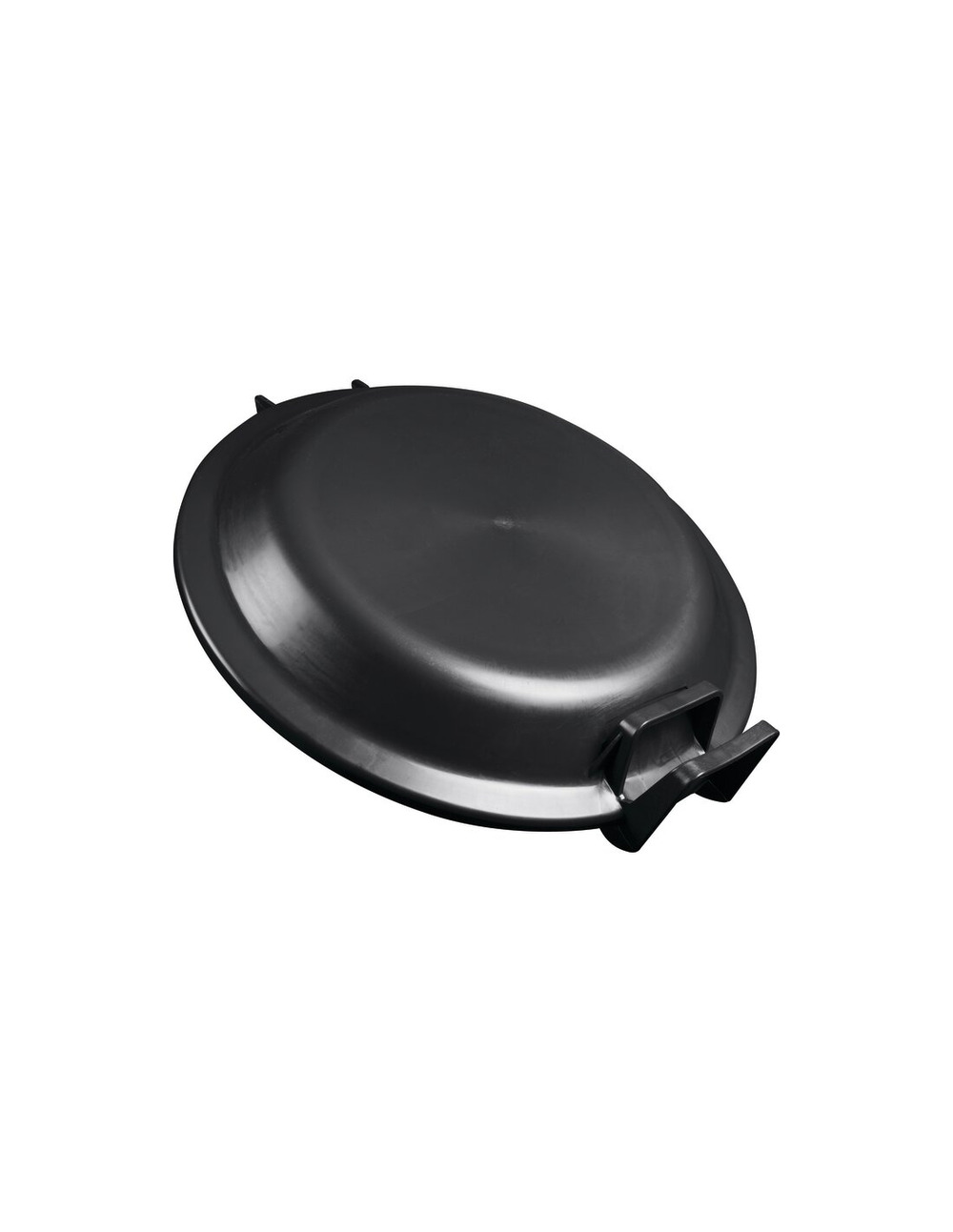 Couvercle poubelle noire 80l