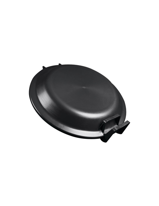 Couvercle poubelle noire 80l
