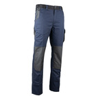 Pantalon de travail hercule multipoches bleu foncé gris foncé t44 lma lebeurre 1822 t44
