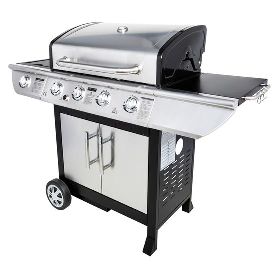 Barbecue au gaz brisbane - 4 brûleurs 14kw + plaque de cuisson