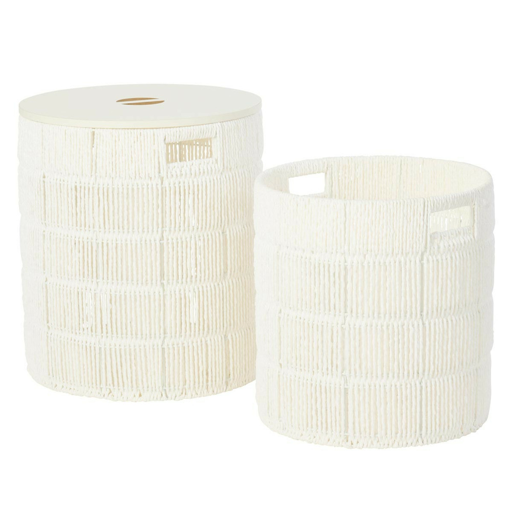 Lot de 2 paniers de rangement 