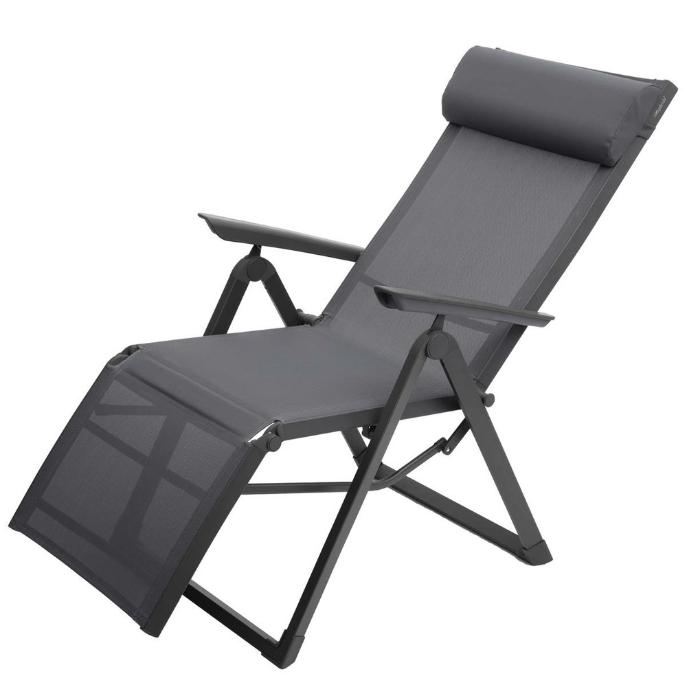 Fauteuil de jardin inclinable decima ardoise & gris quartz