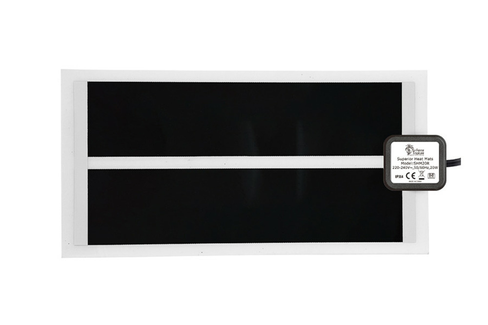 Tapis chauffant 7w avec rehausses pour terrarium - chauffage pour reptiles (lézards, serpents), amphibiens et invertébrés