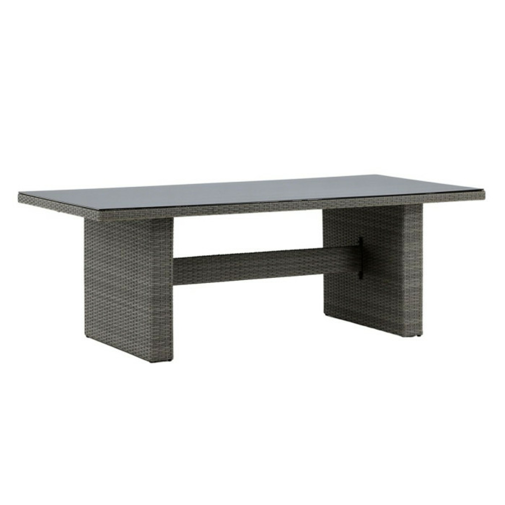 Table de jardin en verre 