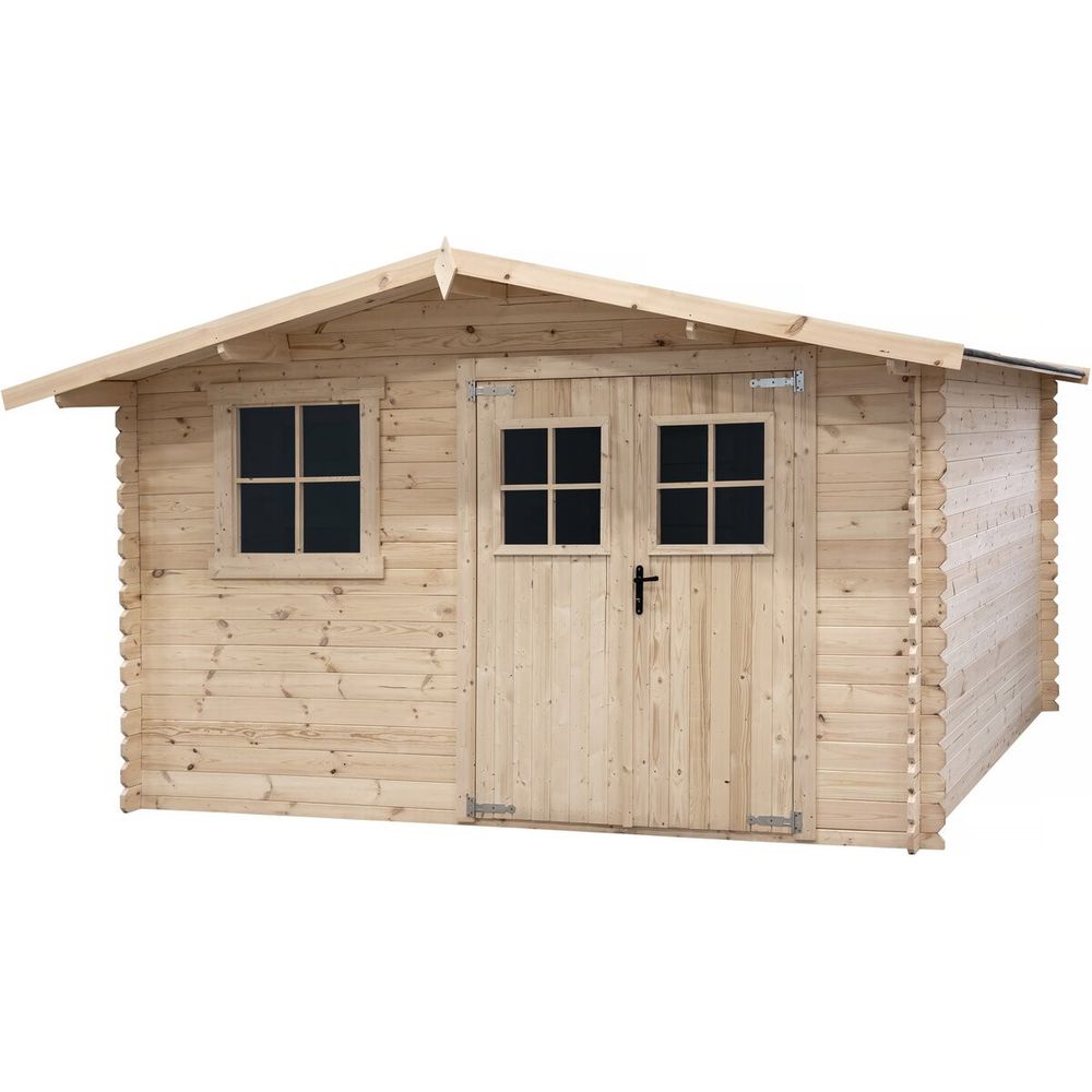 Abri de jardin en bois 14m² 