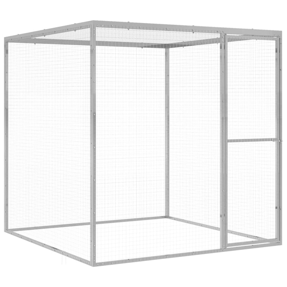 Cage pour animaux 1,5x1,5x1,5 m Acier