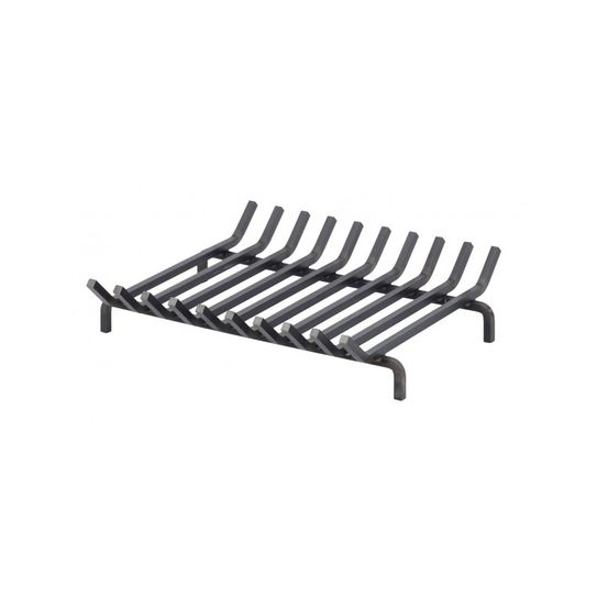 Grille de foyer en fonte noire 51x42x10 cm
