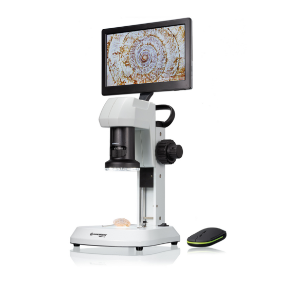 Microscope stéréo avec écran lcd bresser analyth 0.7-4.5