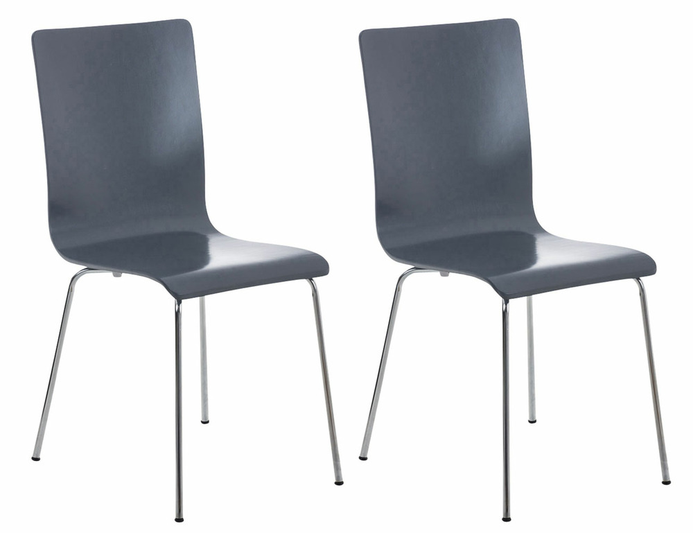 Lot de 2 chaises visiteur pepe
