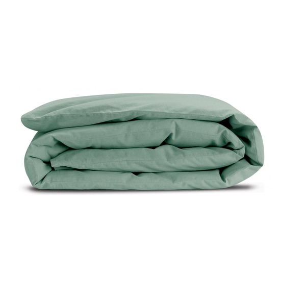Housse d'édredon calita sauge 85 x 200 cm
