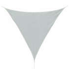 Voile d'ombrage triangulaire crème - L300xl300xH300cm