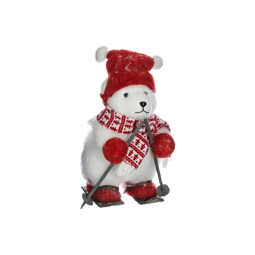 Ours avec bonnet & skis 