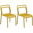 Chaises en aluminium eos (lot de 2)