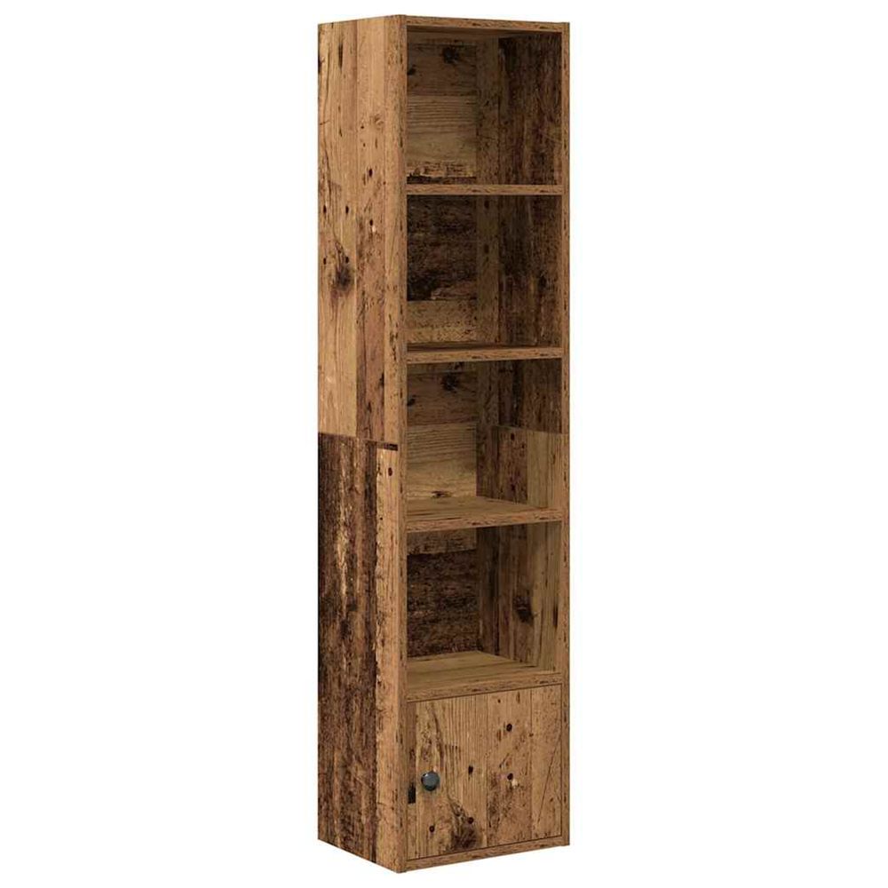 Bibliothèque vieux bois 31x24x127 cm bois d'ingénierie