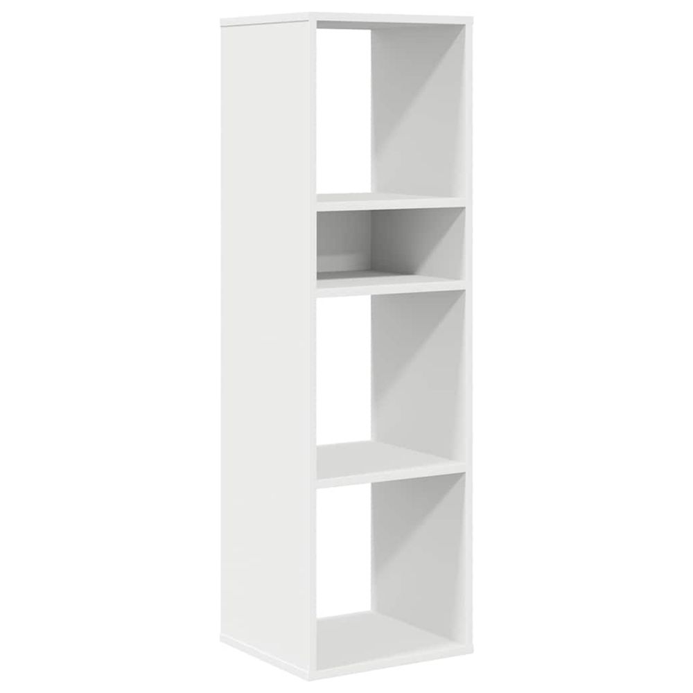 Bibliothèque blanc 34x31x112 cm bois d'ingénierie