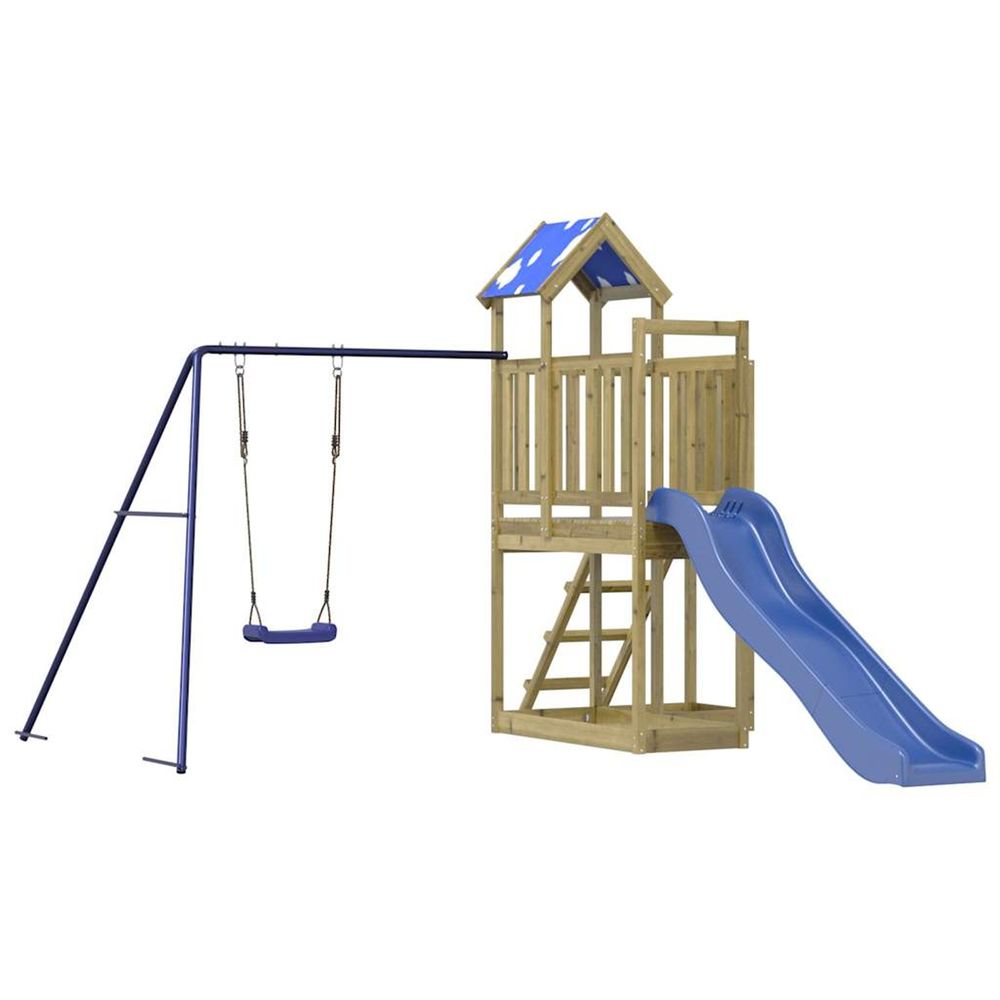 Aire de jeux d'extérieur bois de pin imprégné