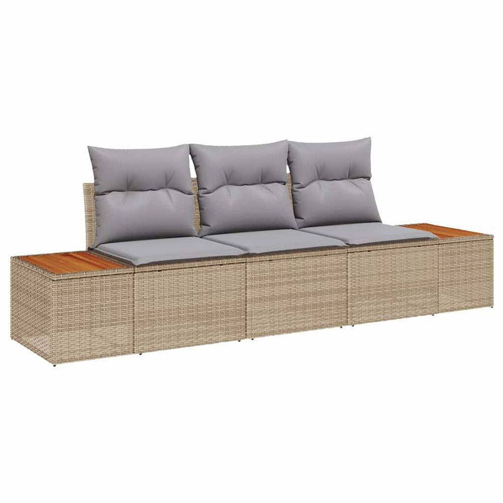 Ensemble de canapé de jardin 3 pc 3-nombre de places