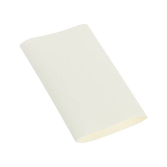 Gaine pvc thermo rétractable blanche ø2,5x7cm pour guirlande en caoutchouc lotti