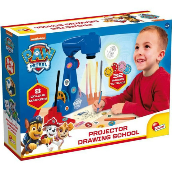Projecteur de dessins - liscianigiochi - pat'patrouille - accessoires inclus, modeles pat' patrouille