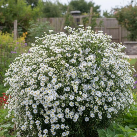 Aster d'automne monte cassino godet - 5/20 cm