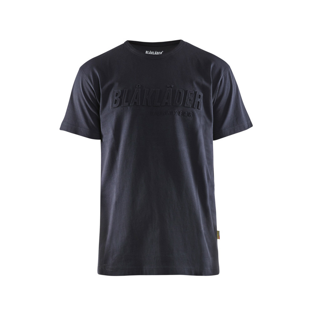 T shirt imprimé 3d à manches courtes bleu marine t2xl blåkläder 353110428600xxl