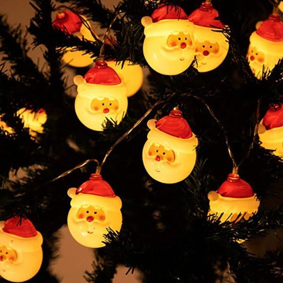 Guirlande lumineuse de noël - blanc - 1m50