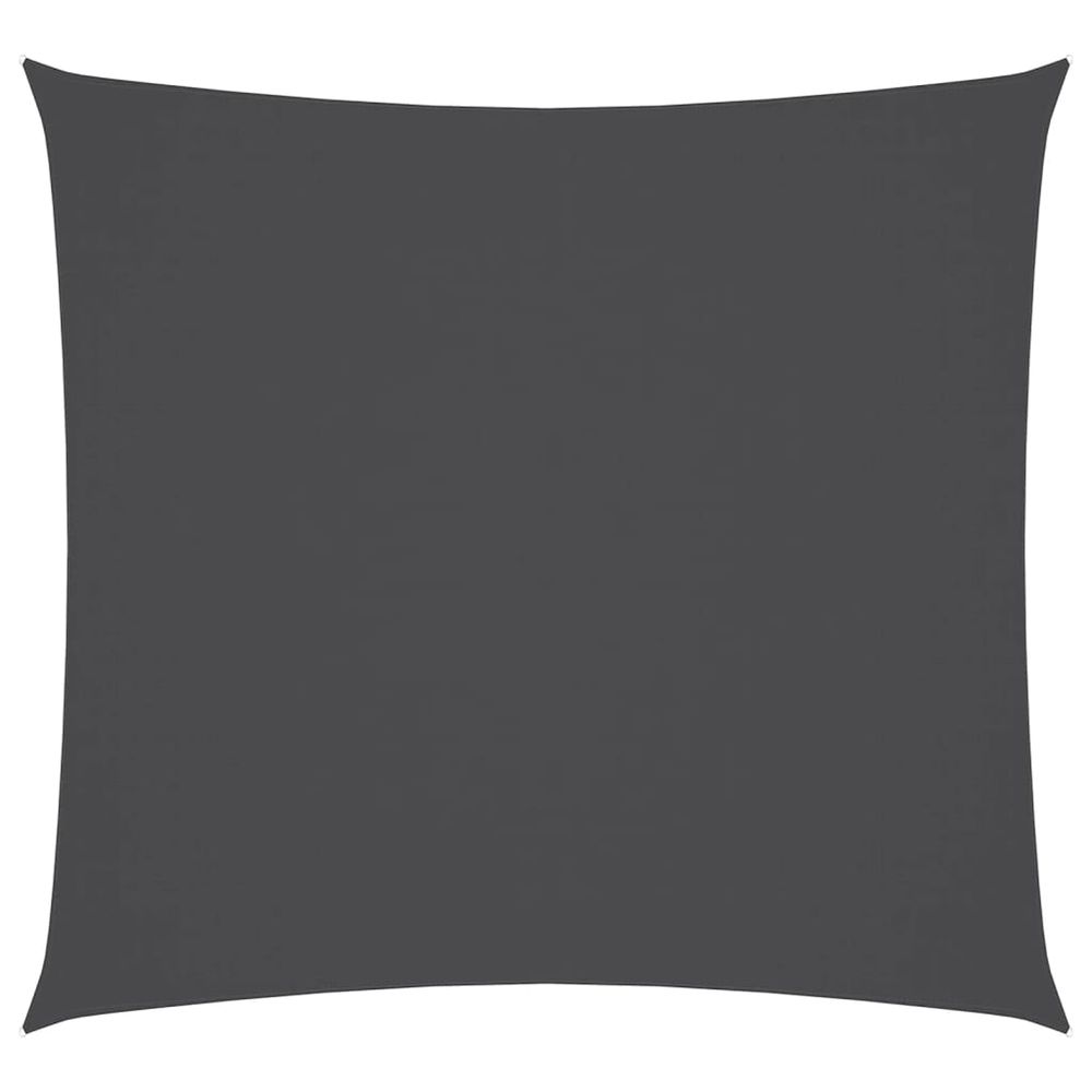 Parasol en tissu oxford carré 4,5x4,5 m anthracite