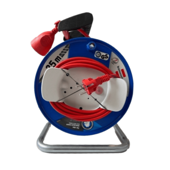 Enrouleur câble rouge brennenstuhl 25 mètres