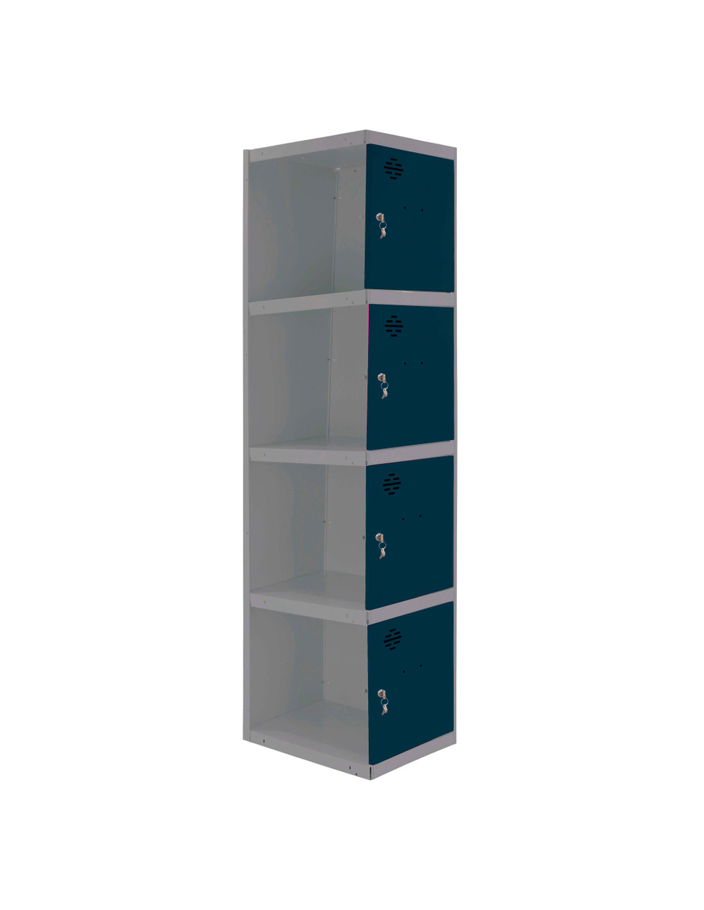 Casier-armoire simonlocker prof.dism.4 porte 1/4 300 adi gr/an gris/antracite 1800x300x500 - simonrack